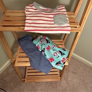 5T 4th of July red, white and blue boy set